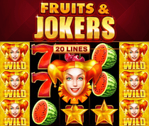 Fruits & Jokers: 20 Lines